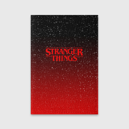 Обложка для паспорта матовая кожа STRANGER THINGS | ОЧЕНЬ СТРАННЫЕ ДЕЛА