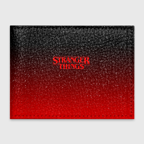 Обложка для студенческого билета STRANGER THINGS | ОЧЕНЬ СТРАННЫЕ ДЕЛА, цвет черный