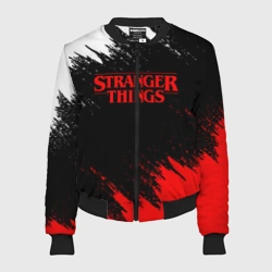 Женский бомбер 3D Stranger things Очень странные дела
