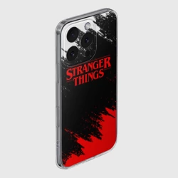 Чехол для iPhone 16 Pro Max силиконовый с защитой камеры Stranger things Очень странные дела - фото 2