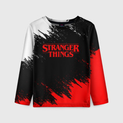 Детский лонгслив 3D Stranger things Очень странные дела