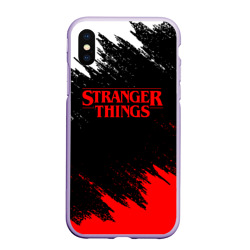 Чехол для iPhone XS Max матовый Stranger things Очень странные дела