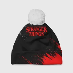 Шапка 3D c помпоном Stranger things Очень странные дела