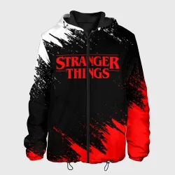 Мужская куртка 3D Stranger things Очень странные дела