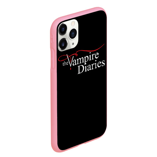Чехол для iPhone 11 Pro Max матовый Дневники Вампира, цвет баблгам - фото 3