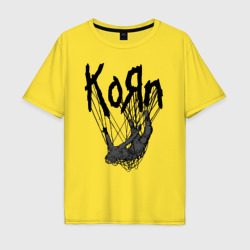 Мужская футболка хлопок Oversize Korn: the Nothing
