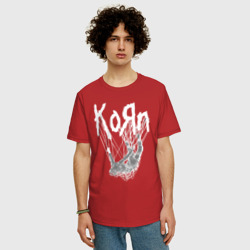 Мужская футболка хлопок Oversize Korn: The Nothing - фото 2