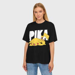 Женская футболка oversize 3D Пика - фото 2