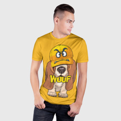 Мужская футболка 3D Slim Woof - фото 2