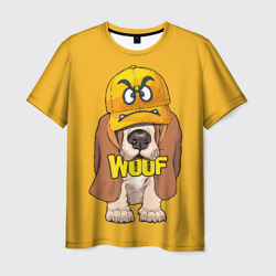 Woof - basset hound – Футболка с принтом купить со скидкой в -26%