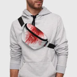 Поясная сумка 3D I'm fine halloween blood costume - фото 2