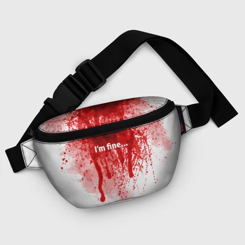 Поясная сумка 3D I'm fine halloween blood costume - фото 6