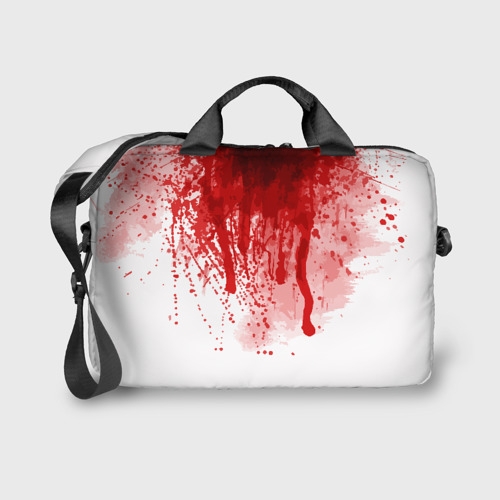 Сумка для ноутбука 3D I'm fine halloween blood costume, цвет 3D печать - фото 2