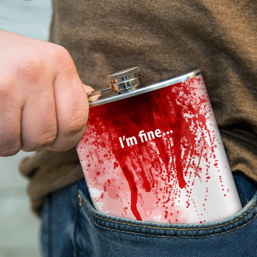 Фляга I'm fine halloween blood costume - фото 4