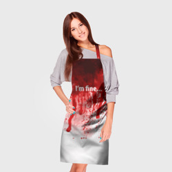 Фартук 3D I'm fine halloween blood costume - фото 2