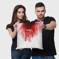 Подушка 3D I'm fine halloween blood costume - фото 2