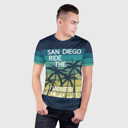 Мужская футболка 3D Slim California - фото 2