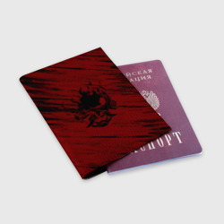 Обложка для паспорта матовая кожа Samurai - фото 2