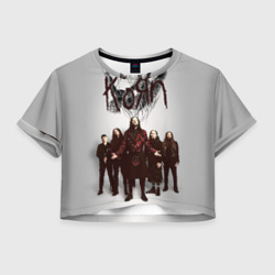 Женская футболка Crop-top 3D Korn: The Nothing