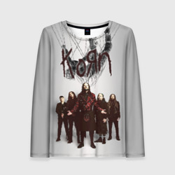 Женский лонгслив 3D Korn: The Nothing