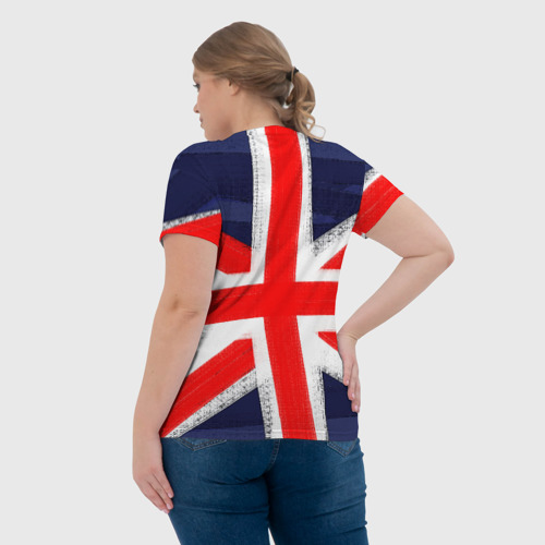 Женская футболка 3D Великобритания, цвет 3D печать - фото 7