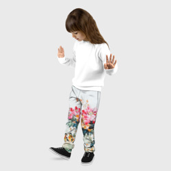 Детские брюки 3D Японские цветы - фото 2