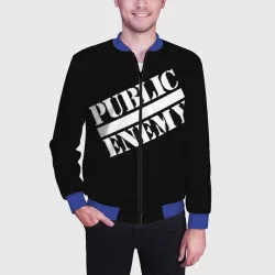 Мужской бомбер 3D Public Enemy - фото 2