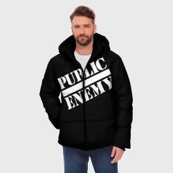 Мужская зимняя куртка 3D Public Enemy - фото 2