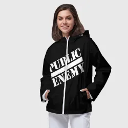 Женская ветровка 3D Public Enemy - фото 2