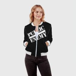 Женский бомбер 3D Public Enemy - фото 2