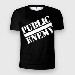 Мужская футболка 3D Slim Public Enemy