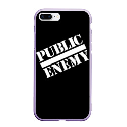 Чехол для iPhone 7Plus/8 Plus матовый Public Enemy