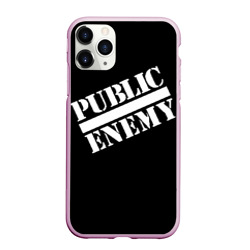 Чехол для iPhone 11 Pro Max матовый Public Enemy