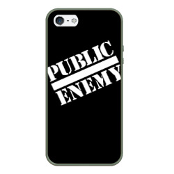 Чехол для iPhone 5/5S матовый Public Enemy