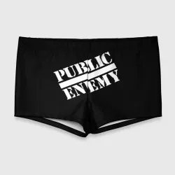 Мужские купальные плавки 3D Public Enemy