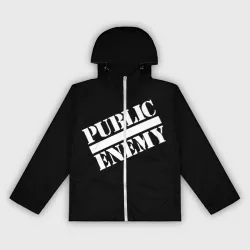 Женская ветровка 3D Public Enemy