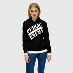 Женская толстовка 3D Public Enemy - фото 2
