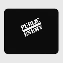 Прямоугольный коврик для мышки Public Enemy