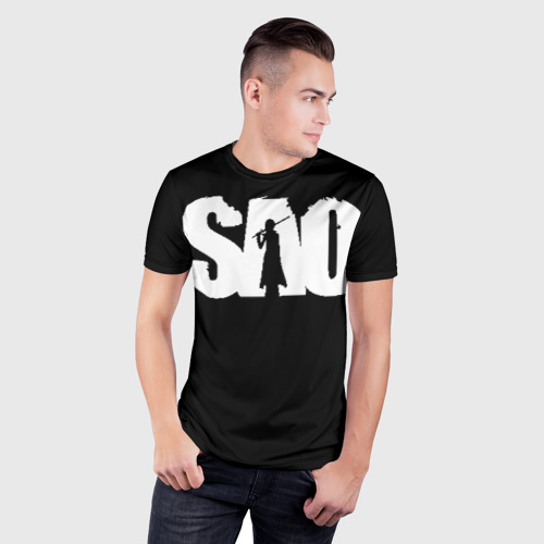 Мужская футболка 3D Slim SAO, цвет 3D печать - фото 3