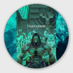 Круглый коврик для мышки Darksiders 2