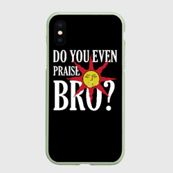 Чехол для iPhone XS Max матовый Bro