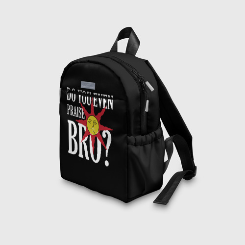 Детский рюкзак 3D с принтом Bro, вид сбоку #3
