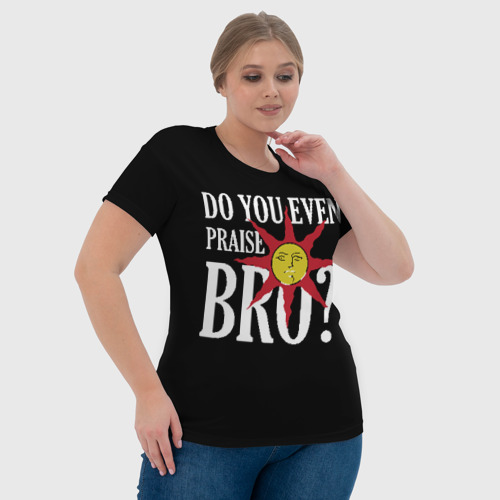 Женская футболка 3D с принтом Bro, фото #4