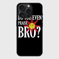 Чехол силиконовый для Apple iPhone 15 Pro матовый Bro