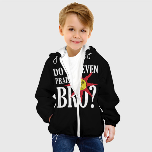 Детская куртка 3D Bro, цвет белый - фото 3