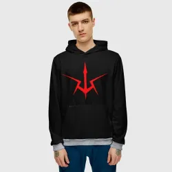 Мужская толстовка 3D Code Geass logo red - фото 2