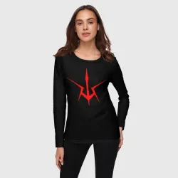 Женский лонгслив 3D Code Geass logo red - фото 2