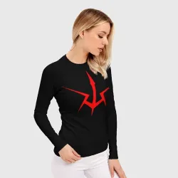 Женский рашгард 3D Code Geass logo red - фото 2