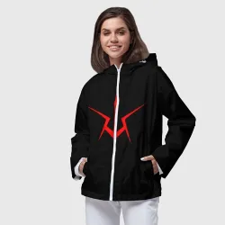 Женская ветровка 3D Code Geass logo red - фото 2
