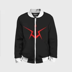 Детский бомбер 3D Code Geass logo red